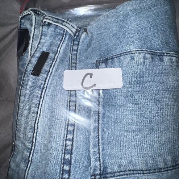 Kut From The Kloth Ankle Straight Leg Distressed Studded Jeans Women Size 16 New - Picture 12 of 13